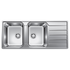 Blanco Double Bowl Right Hand Drainer Sink LEMIS8SLIFK5 image NaN