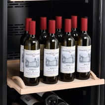 LeCavist 168 Bottle Single Zone Wine Cabinet Black LEK168PV hero image