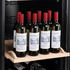 LeCavist 168 Bottle Single Zone Wine Cabinet Black LEK168PV  image NaN