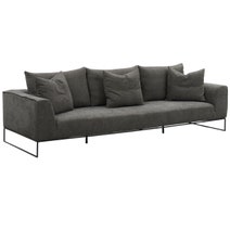 Kalona VAEROY Four Seater Sofa Pewter WS-208-04-VILA-27 hero image