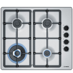 Bosch Series 2 60cm Natural Gas Stainless Steel Cooktop PBH6B5B90A hero image