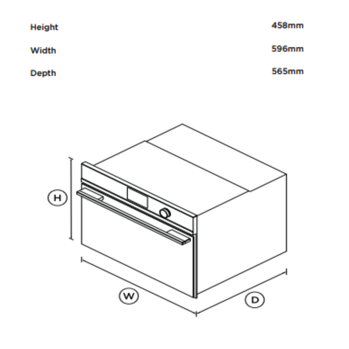 Fisher & Paykel Series 9 60cm Minimal Compact Combi-Steam Oven Black Glass OS60NMTDB1 hero image