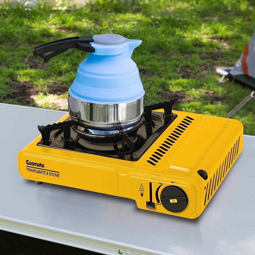 Gasmate CS403 Travelmate II Single Burner Portable Butane Stove hero image