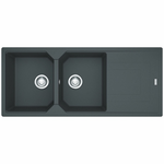 Franke Urban Fragranite Onyx Double Bowl Sink UBG621ON hero image