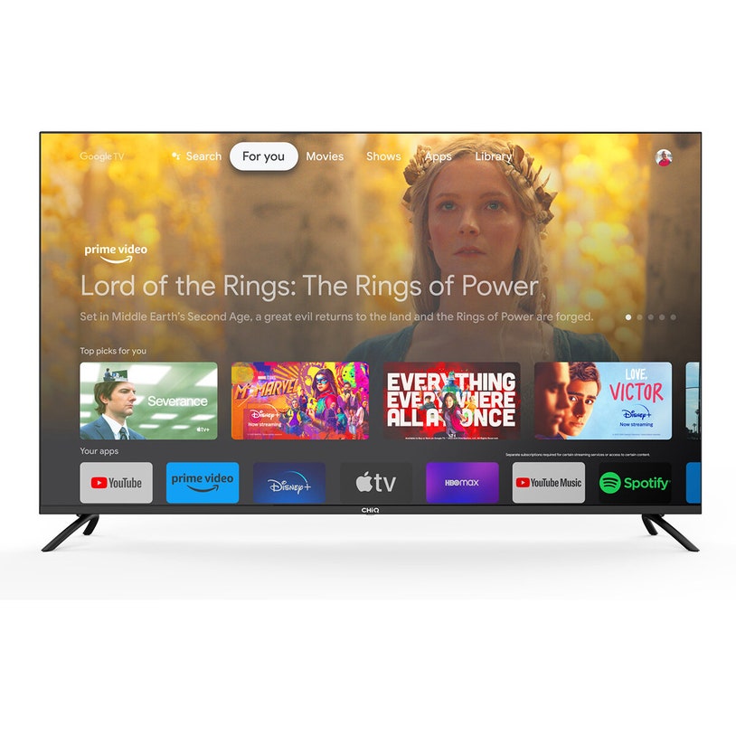CHiQ 50 Inch LED 4K UHD Google TV U50G7PG | Appliances Online