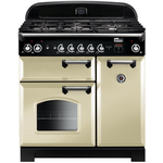 Falcon 90cm Classic Natural Gas Freestanding Oven/Stove Cream and Chrome CLA90NGFCR-CH hero image