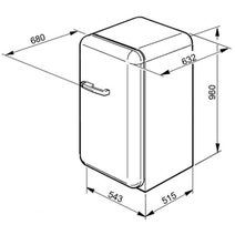 Smeg FAB10HRP 135L Bar Fridge hero image