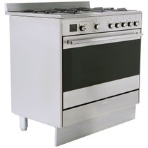 Smeg 90cm Classic Freestanding Dual Fuel Oven-Stainless Steel FS9606XS1 hero image