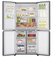 LG 506L French Door Frost Free Fridge with Ice & Water Dispenser GF-L570PL hero image