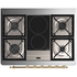 Ilve Majestic 90cm Freestanding Dual Fuel Oven with TFT Control Blue Grey/Brass M09IDNE3-BGG  image NaN
