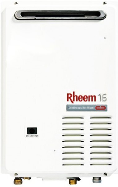 Rheem 874E16NF Natural Gas Continuous Flow Hot Water System hero image