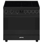 Smeg 90cm Freestanding Oven/Stove with Induction Hob Black C9IMN2 hero image