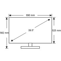 Palsonic TFTV3955MW 39 Inch 99cm LED LCD TV/DVD hero image