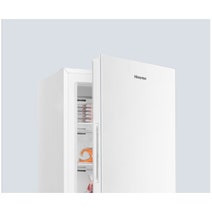 Hisense 240L Upright Hybrid Fridge Freezer White HRVF240 hero image