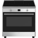 Smeg 90cm Stainless Steel Induction Upright Oven/Stove CG90CIXT hero image