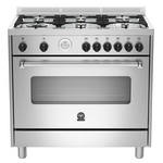 La Germania Americana Series 90cm Dual Fuel Freestanding Oven/Stove AMS96C61LBX hero image