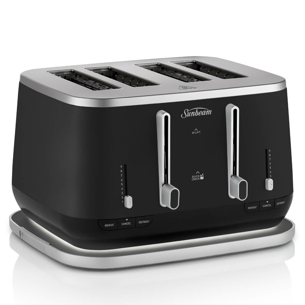 Sunbeam Kyoto City Collection 4 Slice Toaster Black TAM8004BK