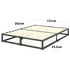 Zinus Queen Joseph Bed Frame Metal Bed 25cm Platform Base AU-MBBF-10Q image NaN