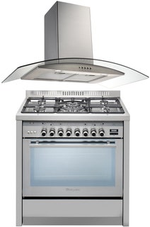 Glem ML96GGESI3PACK Upright Stove & Rangehood hero image