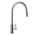 Brodware Yokato Gooseneck Pull Out Spray Kitchen Mixer Tap with Knurled Lever Chrome 1.9308.04.7.28 image NaN