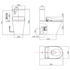 Toto Dara Back To Wall Smart Toilet Suite with S5 Package DARABTWS5 image NaN