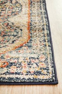 Rug Culture Legacy Extra Large Multi-coloured Rug 500X80CM - LEG-863-NAVY-500X80 hero image