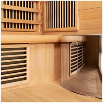 Revel NordicWave 3 Person Infrared & Traditional Hybrid Sauna R-CS-3PB hero image