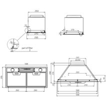 Schweigen 60cm Matte Black UnderMount Rangehood with ISO Drive SP Motor UM1170-6BSPPAK hero image