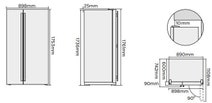 Westinghouse WSE6100SF 610L Side By Side Fridge hero image