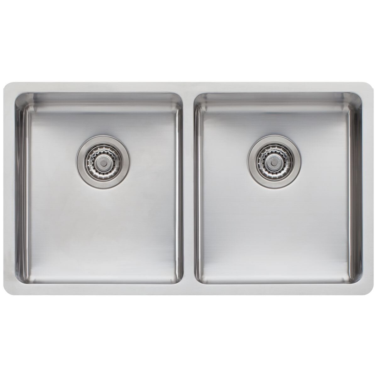 Oliveri Sonetto Double Bowl Sink and Venice Brushed Nickel Pull Out Tap Pack VE520FBN-PSN63TU hero image