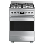Smeg 60cm Freestanding Dual Fuel Oven/Stove CS6GMXA hero image