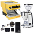 La Marzocco Linea Mini Yellow Home Package with Stainless Steel Grinder WA-MPACKYS image NaN