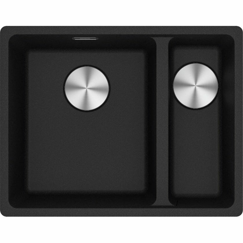 Franke Maris 340/150mm 1 and 1/2 Bowl Right Topmount Sink Onyx MRG660-SBRONB hero image