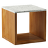 Reddie Bob Side Table Carrara Marble Top Oak Base image NaN