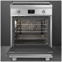 Smeg 60cm Stainless Steel Induction Freestanding Oven C6IPXT2 hero image