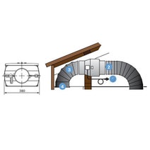 Falmec F3MLD90S1-IR1140 Milano 90cm Deep Under Cupboard Rangehood with In Roof Motor hero image