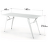 Zinus Lindy Folding Office Desk AC-FDOS-L56W image NaN