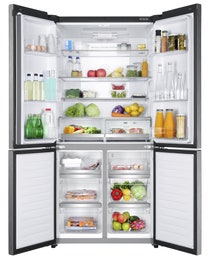 Haier 628L Quad Door Frost Free Fridge Black HRF700YCX hero image