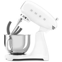 Smeg 50s Retro Style Stand Mixer White SMF03WHAU hero image