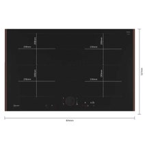 NEFF 80cm N 90 Flex Induction Cooktop with Flex Design Deep Black T68YYY4C0H-DB hero image