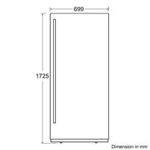 Electrolux 501L Upright Fridge ERE5047SB hero image