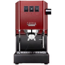 Gaggia Classic E24 Red Coffee Machine & Coffee Grinder Package DMGNCEVOREDBUN hero image