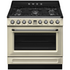 Smeg 90cm Victoria Dual Fuel Cream Freestanding Oven TRA90GMP image NaN