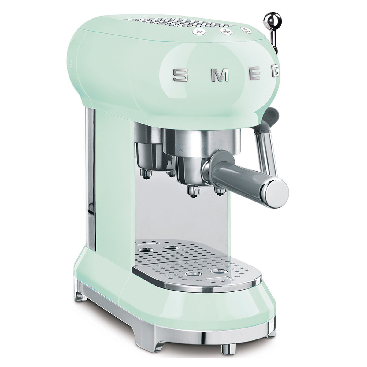 Smeg Green 50s Retro Style Espresso Coffee Machine ECF01PGAU