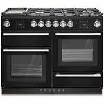Falcon 110cm Nexus Steam Freestanding Dual Fuel Oven/Stove Black and Chrome NEX110SODFBL-CH hero image