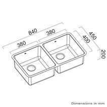 Abey LG200UT5 Lago Double Bowl Undermount Sink Pack hero image