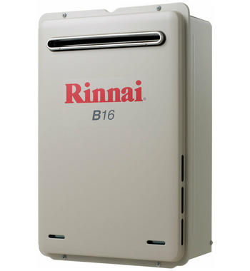Rinnai 16L LPG Gas Continuous Flow Hot Water System Preset 50
