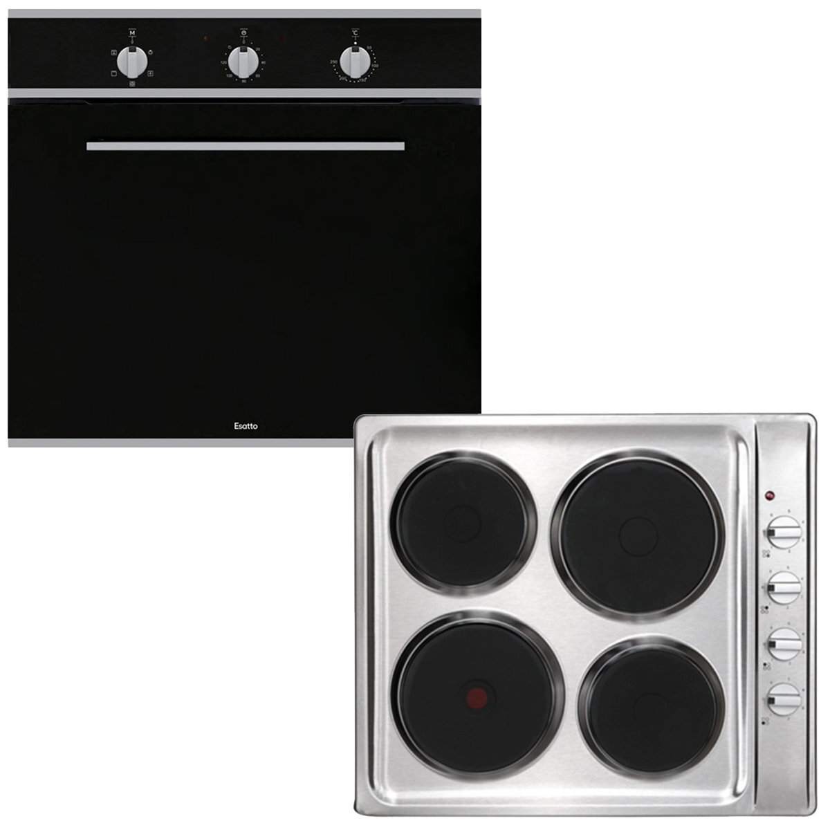 Electric oven and shop cooktop