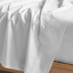 Linen House Augusta 500TC White King Flat Sheet 01722D052 hero image