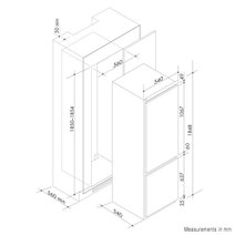 ILVE Integrated Refrigerator and Freezer ILREF256I/R hero image